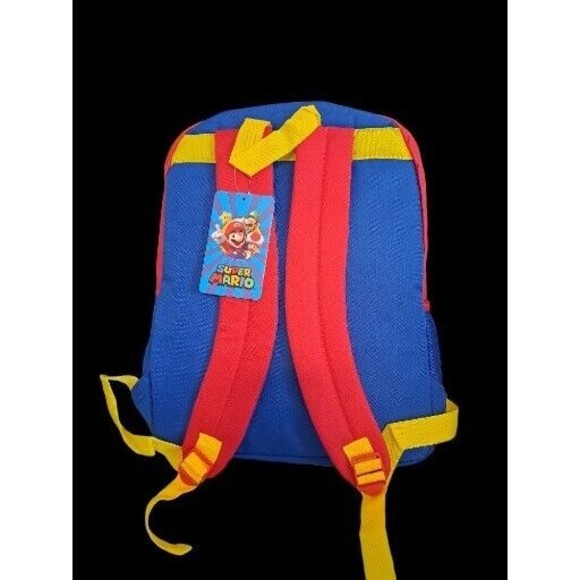 Super Mario Bros 16" Backpack & Lunch Set It's-a me Nintendo School Book Bag - Picture 5 of 5